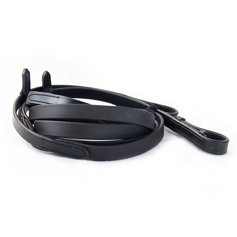 Biothane Smooth Grip Reins Black