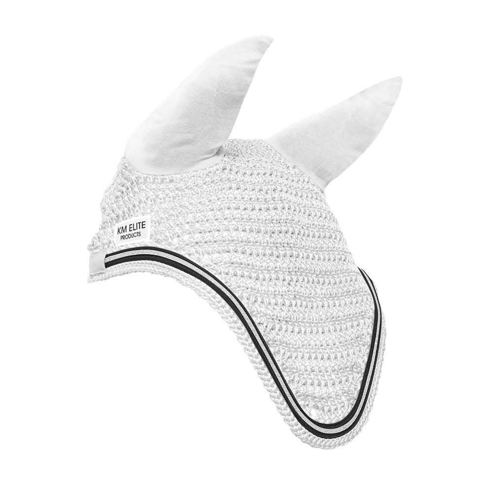 KM Elite Fly Veil White/Black Trim