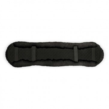 Shaped Dressage Girth Sleeve Black/Black