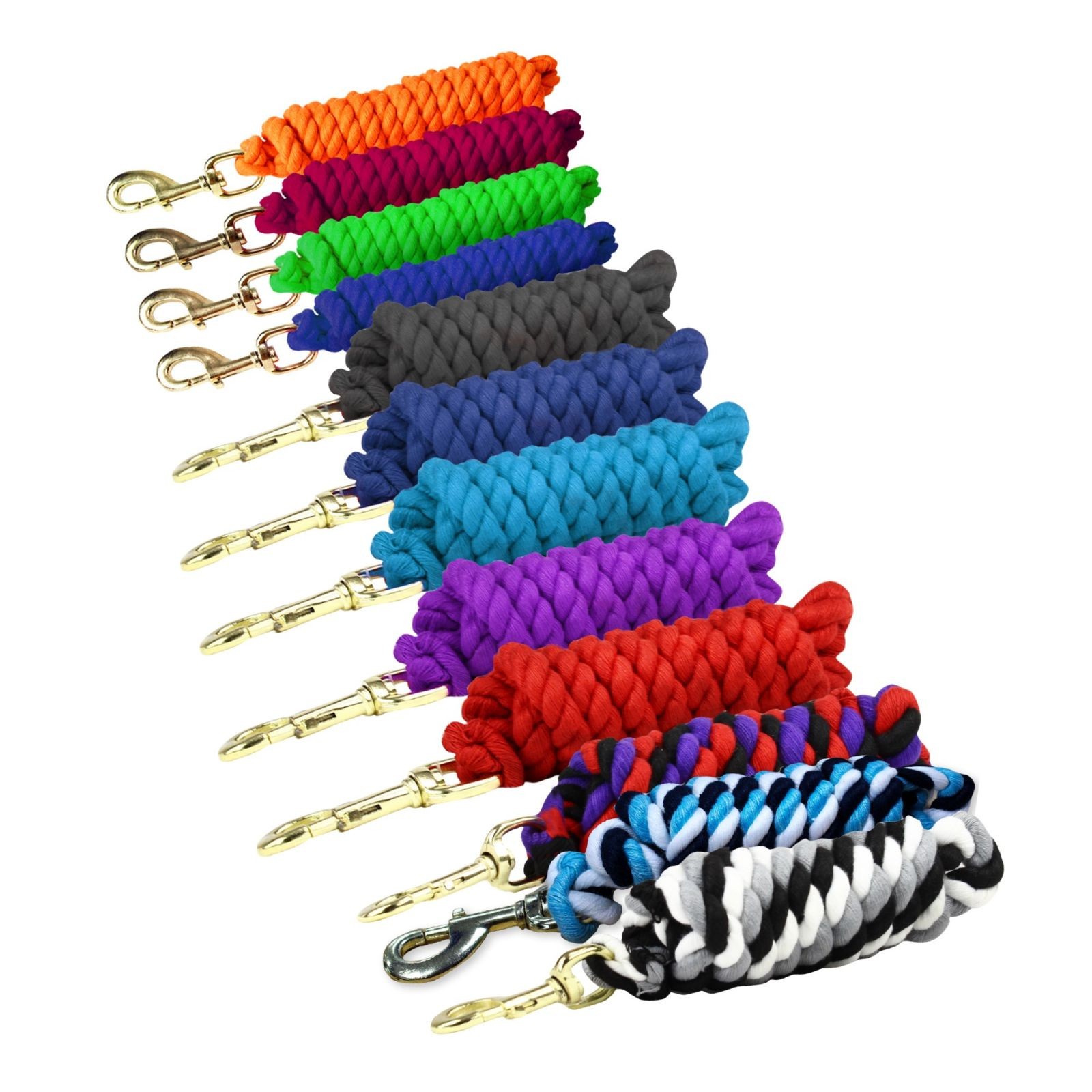 Superfine Cotton Lead Rope - Solid Colours