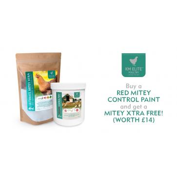 ULTIMATE MITEY CONTROL PAINT 1Ltr + (Get  Mitey Xtra FREE)